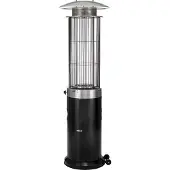 Tepro Feuerstelle Terrassenfeuer Ventura, schwarz/silber (52,8 x 52,8 x 166 cm)