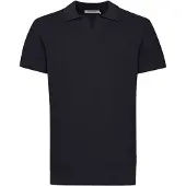 Casual Friday Poloshirt "Poloshirt CFMateo", Herren, Gr. XXL, blau (schwarz navy), Obermaterial: 70% Baumwolle CO. 30% Leinen LI., Shirts Poloshirt
