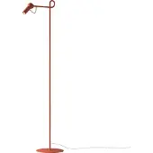 Kdln LED-Stehleuchte Bird, rot, 126 cm, Metall, dimmbar