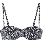 s.Oliver Bügel-Bandeau-Bikini-Top "Kanto" im Animal-Design
