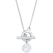 Elli Halskette Venezianerkette Plättchen T-Bar 925 Silber Elli Silber