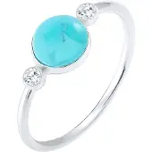 Elli Silberring "Ring Ring Gipsy Trend Blogger Zirkonia Howlith 925 Silber" Gr. 56, silber, Fingerringe, Damen, 56, Silber 925 (Sterlingsilber), Silberring
