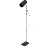 Kayoom Stehlampe "Stehlampe Celeste 125", schwarz (schwarz, silber), 1, H: 138cm, 1 Stk., Leuchten, harmonisch, modern, vielseitig kombinierbar, Stehlampe