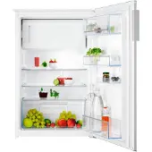 AEG Einbaukühlschrank "OSF5O881EE", Energieeffizienz: E, silber (weiß), Rechtsanschlag, wechselbar, Kühlschränke, 124 Liter, 4-Sterne-Gefrierfach, variable Glasablagen, Dekorfähig, Einbaukühlschrank