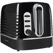 Gutfels Toaster "TOAST 3300 C", schwarz (schwarz, inox), B:27cm H:20cm T:18cm, Toaster, 2-Scheiben-Toaster,1050 Watt, Toaster