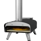 Tepro Danbury Pizzaofen mit Pellet-Befeuerung, kurzer Vorheizzeit, Pizzastein 33x33 cm