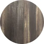 Essentials HPL Tischplatte Tropical Wood Ø120 cm