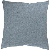 Home wohnideen Dekokissen "LUCIO" Gr. 1, blau (rauchblau, unifarben), B:40cm L:40cm, Polyester, Dekokissen_Sitzkissen_Kissenhüllen, Dekokissen