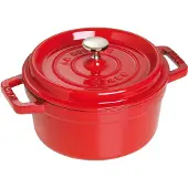 Staub Cocotte Classic emaillierter Gusseisen-Bräter – mit Deckel – 20 cm – 2,2 L