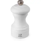 Peugeot Pfeffermühle BISTRO, Buchenholz, Zeitlose Gewürzmühle mit praktischem zwei-Stufen Mahlwerk, Farbe: matt weiß