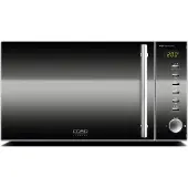 Caso M 20, Arbeitsplatte, Solo-Mikrowelle, 20 l, 800 W, Tasten, Drehregler, Schwarz
