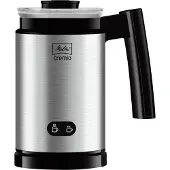Melitta Cremio II, Automatic milk frother/warmer, Schwarz, Edelstahl, Kunststoff, 150 ml, 250 ml, 0,25 l