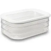 Mepal Rosti Modula 550/3, Box, Rechteckig, 1,65 l, Transparent, Weiß, Polyethylen, Styrol-Acrylnitril (SAN), 160 mm