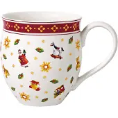 Villeroy & Boch Becher "Becher mit Streumotiv Toy's Delight 390 ml bunt", bunt, 1 tlg., Porzellan, Trinkgefäße, Becher