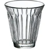 La Rochère Latte-Macchiato-Glas LA ROCHÈRE FRANCE "Kaffeegläser Zinc 190 ml 6er Set transparent", bunt (transparent), B:8,5cm H:9,3cm Ø:8,5cm, Glas, Trinkgefäße, Latte-Macchiato-Glas, Spülmaschinengeeignet