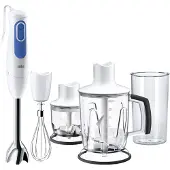Braun MQ 3045 WH, Pürierstab, 1,25 l, Blau, Weiß