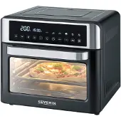 Severin TO 2077, 25 l, Schwarz, Silber, Tasten, 2 W, 410 mm, 450 mm