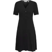 B.young Kleid Damen Viskose schwarz gemustert, 36 725691-0003-00360