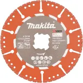 Makita Diamanttrennscheibe Schneiden Bohrung 22,23mm X-LOCK Rescue 125mm E-19738