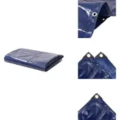 vidaXL Abdeckplane 650 g/m² 3x5 m Blau - Planen