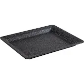 Aps GN Tablett FROSTFIRE, grau, Widerstandsfähiges, antihaftbeschichtetes Tablett für warme und kalte Speisen, GN 1/2 Maße: 32,5 x 26,5 x 3 cm