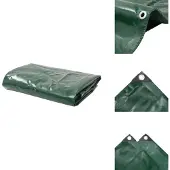 vidaXL Abdeckplane 650 g/m² 3x6 m Grün - Planen