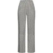 LASCANA Pyjamahose mehrfarbig Gr. 40 für Damen. Mit Allover-Druck. Weit