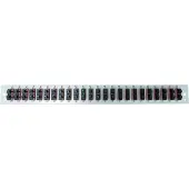 Efbe-Schott SB-FP-S-24SC-D-V-OM4 Bestückte Frontblende mit 24 x SC Duplex Kupplung OM4 vertikal, schwarz SBFPS24SCDVOM4