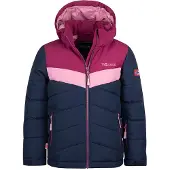 TROLLKIDS Kinder Gryllefjord Isolationsjacke navy/plum/mauve 122
