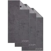 JOOP! Handtuch JOOP "Handtuch Classic / Infinity / Signature 3er Pack", grau (anthrazit), B:50cm, Obermaterial: 100% Baumwolle CO., Handtücher, Handtuch