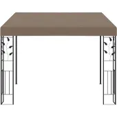 vidaXL Wand-Pavillon 3x3x2,5 m Taupe - Pavillons & Partyzelte