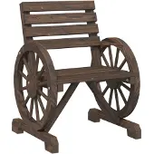 The Living Store Gartenstuhl 58x58x78,5 cm Massivholz Tanne