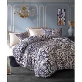 L'essentiel Maison , 484, Einzelbettbezug-Set, Dunkelblau, 100 % POLYESTER-MICROSATIN, 160 x 220 cm