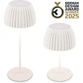 B.K.Licht LEUCHTEN LED Tischleuchte "Akku LED Tischleuchte", weiß, Leuchten, LED Tischleuchte