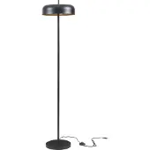 Lux.pro Stehleuchte 'Barton' 2-flammig mit Fußschalter Metall 159 cm Schwarz