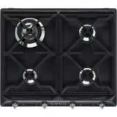 Smeg Victoria SR964NGH Kochfeld Schwarz Integriert 60 cm Gaskochfeld 4 Zone(n)