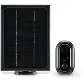 Ginza.se 00176648, IP-Sicherheitskamera, Draußen, Kabellos, Wand, Schwarz, IP65