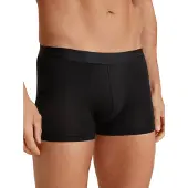 Calida Boxershorts "Evolution", Damen, Gr. S (46/48), schwarz, Single Jersey, Obermaterial: 94% Baumwolle, 6% Elasthan, unifarben, normal, Unterhosen Boxershorts, Softbund, elastisch, ohne Eingriff