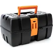 Excellent HOUSEWARE Werkzeugkoffer mit Schraubenorganizer 37 x 23 x 21 cm KO-Y98500080