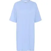 Kaffe Midikleid "Damen Kleid KAmaibritt", Damen, Gr. XXL, N-Gr, blau (soft chambray), Obermaterial: 100% Baumwolle CO., Kleider Midikleid