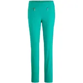 Goldner 2-in-1-Hose "Schlupfhose LOUISA mit Steppnähten", Damen, Gr. 46, N-Gr, grün, Obermaterial: 67% Baumwolle CO. 28% Polyamid PA. 5% Elasthan EL., Hosen 2-in-1-Hose, Ohne