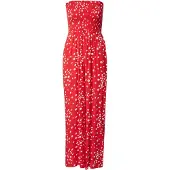 Roxy Jumpsuit "Palm Groves", Damen, Gr. M, US-Größen, rot (poppy rot dancing ditsy), Obermaterial: 100% Viskose;, Overalls Jumpsuit