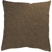 Home wohnideen Dekokissen "LUCIO 1ER PACK MIT FÜLLUNG" Gr. 2, braun (braun, unifarben), B:50cm L:50cm, Polyester, Dekokissen_Sitzkissen_Kissenhüllen, Dekokissen