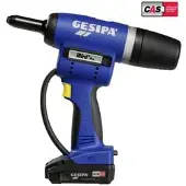 Gesipa Akku-Blindniet-Setzgerät iBird Pro mit 2 Li-Ion Akkus 18V - 2,0 Ah / Ladegerät in L-Boxx
