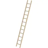 Günzburger Steigtechnik Sprossen-Anlegeleiter Holz ohne Traverse 12 Sprossen - 033112
