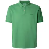 Pepe Jeans für Herren. PM542099 Neu Oliver GD grünes Poloshirt (S), Lässig, Baumwolle, Kurzarm, Nachhaltig
