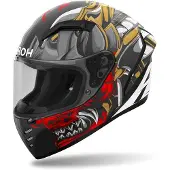 Airoh Connor Samurai Integralhelm Unisex Thermoplast schwarz, XL