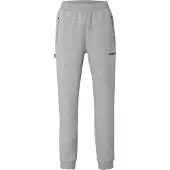 Uhlsport Jogginghose "Jogginghose ID Women", Damen, Gr. M, US, grau (schwarz grau melange), Obermaterial: 72% Baumwolle CO(Bio). 28% Polyester Pol. recyc.., Hosen Jogginghose