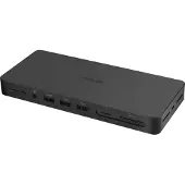 Asus Triple 4K Thunderbolt 4 Dock DC500, Kabelgebunden, Thunderbolt 4, 96 W, 10,100,1000,2500 Mbit/s, Schwarz, MicroSD (TransFlash), SD
