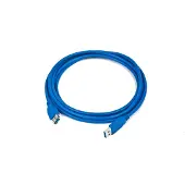 Gembird CCP-USB3-AMAF-6, 1,8 m, USB A, USB A, Stecker/Buchse, Blau